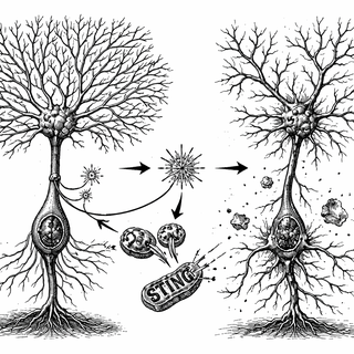 STING Kills Neurons Directly (No Inflammation Required)