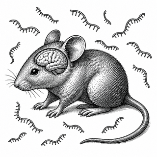 The shortest version of this story: one missing working copy of a gene called SRRM2 seems to scramble how brain cells edit RNA, tune synapses, and wrap wiring in a mouse model of schizophrenia. The interesting version takes a bit longer.