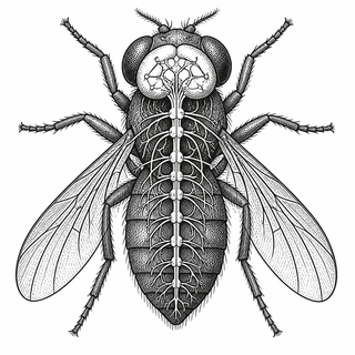 Before this study, the fruit fly brain looked like the boss of the body: tiny, busy, probably wearing a headset, issuing commands to legs, wings, guts, and whatever else a fly needs while ruining your banana. After it, the fly nervous system looks le