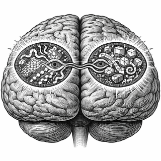 Your Brain Keeps Two Versions of What You're Looking For (And You Can Wake One Up With a Ping)