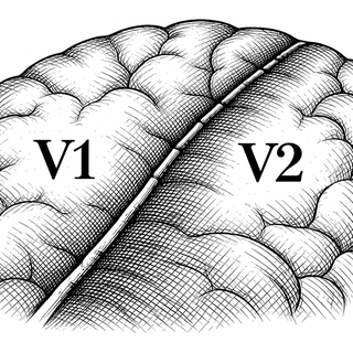 This is going to sound strange, but the researchers seem to have had a genuine what-on-earth moment when their own data kept pointing to the same odd place: the border between primary visual cortex and secondary visual cortex. Not the whole cortex. A