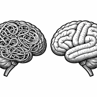 "Hold on," says Researcher #1, staring at a forest of graphs, "are we saying mental health problems track with lower cognitive performance because of the brain, the genes, the environment... or because childhood is just chaos in a backpack?" Research