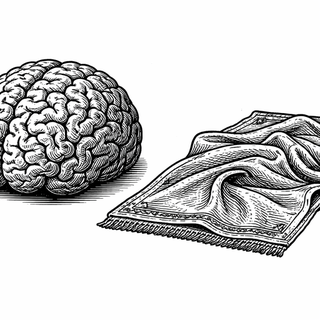 The apprentice brain-builder stared at the soft gray balloon on the workbench and whispered, 