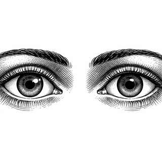 A child bent over a worksheet can look impressively determined - chin tucked, brows knitted, face six inches from the page like sheer commitment might improve the font. This paper argues that myopic eyes may be doing a version of that same overachiev