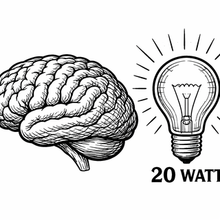 Your Computer Is Starving (But Your Brain Runs on a Light Bulb)